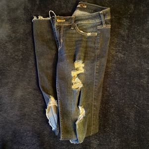 Hollister ripped jeans